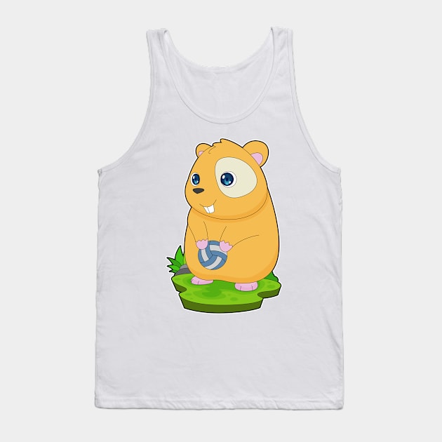 Hamster Volleyball player Volleyball Tank Top by Markus Schnabel